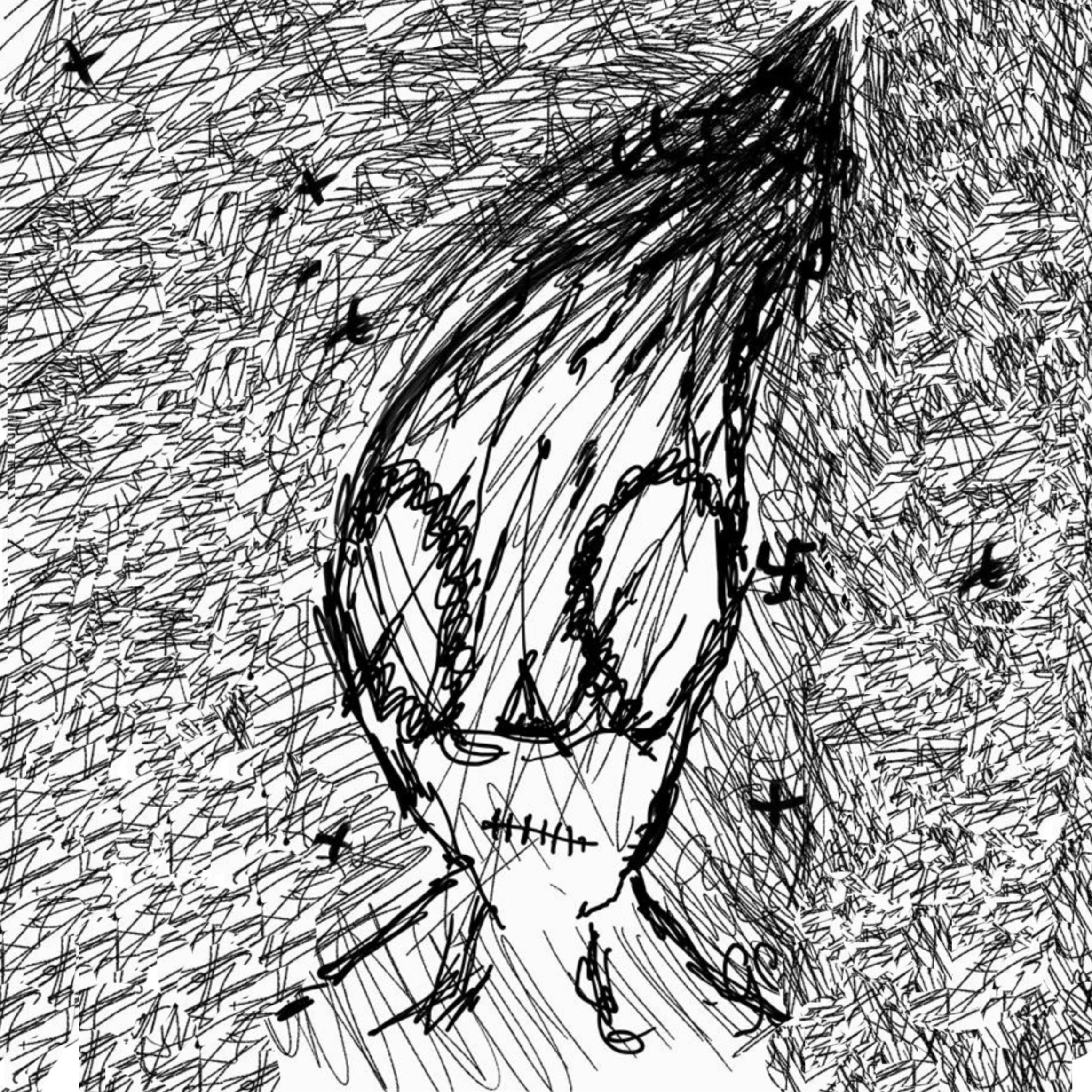 Il personaggio disegnato a penna che identifica kundinga